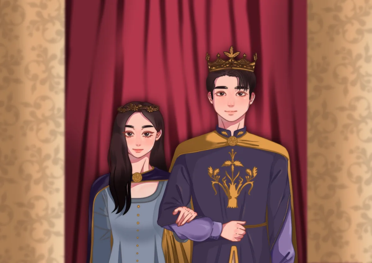 Fantasy royals character illustration