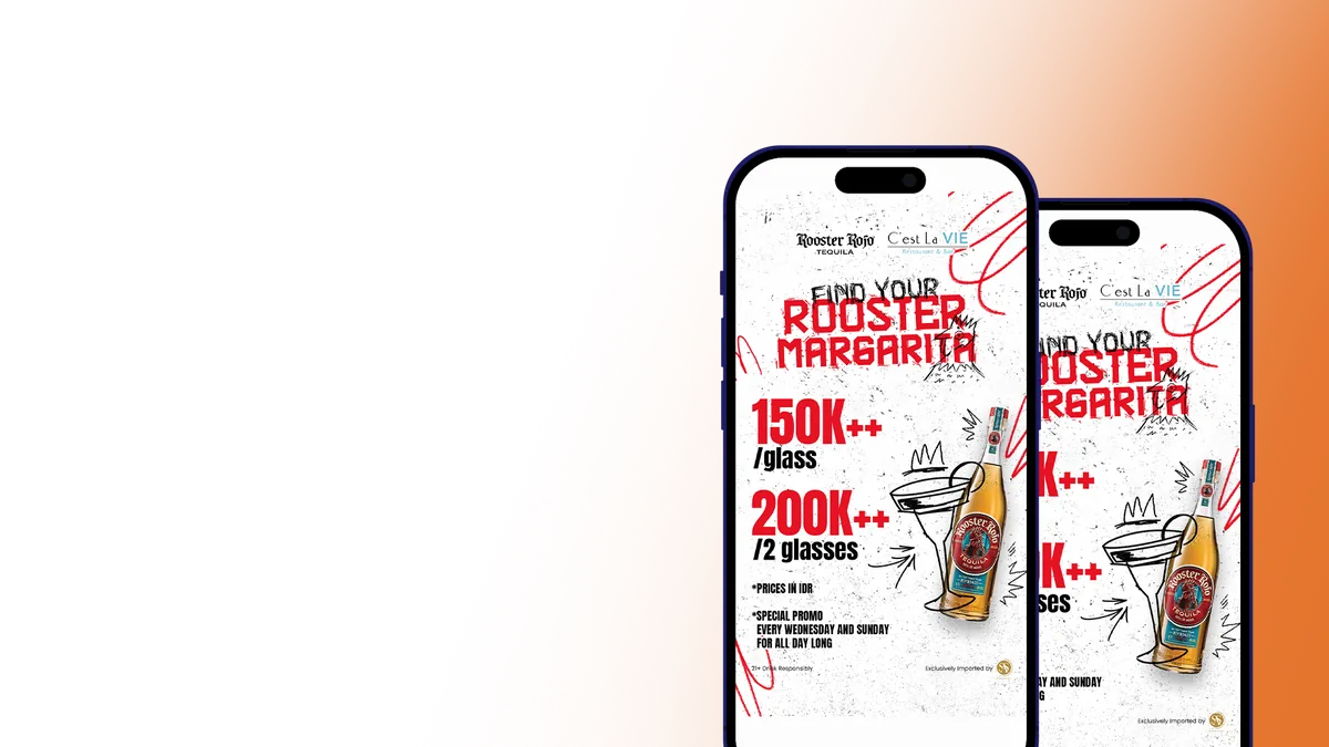 Amber bar mockup