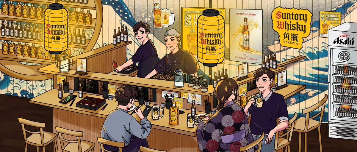 Yashinoki Yokocho full illustration